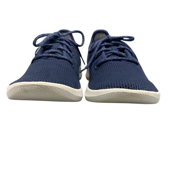 Allbirds Womens Tree Runner Size 11 Marine Blue Knit Shoes Light Breezy Sneaker - Picture 5 of 11